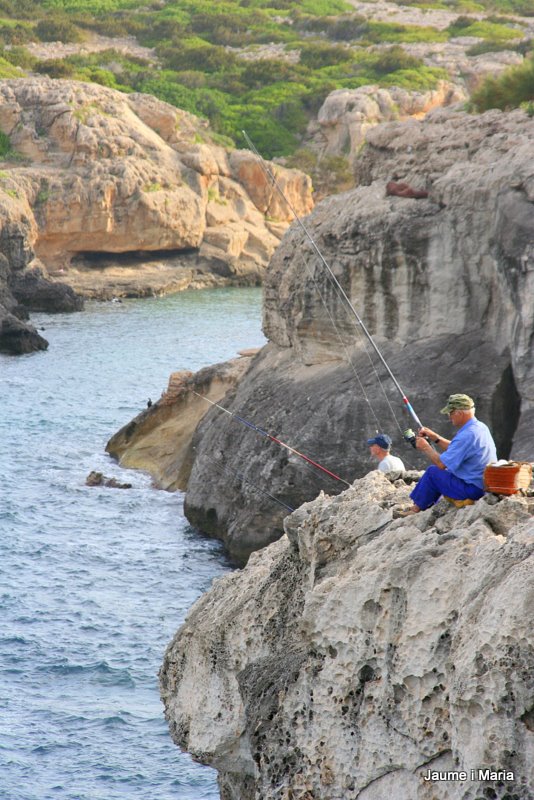 Pescadors al penya-segat